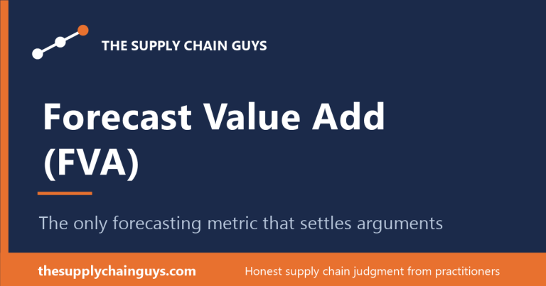 Forecast Value Add (FVA): The Only Forecasting Metric That Settles Arguments - The Supply Chain Guys